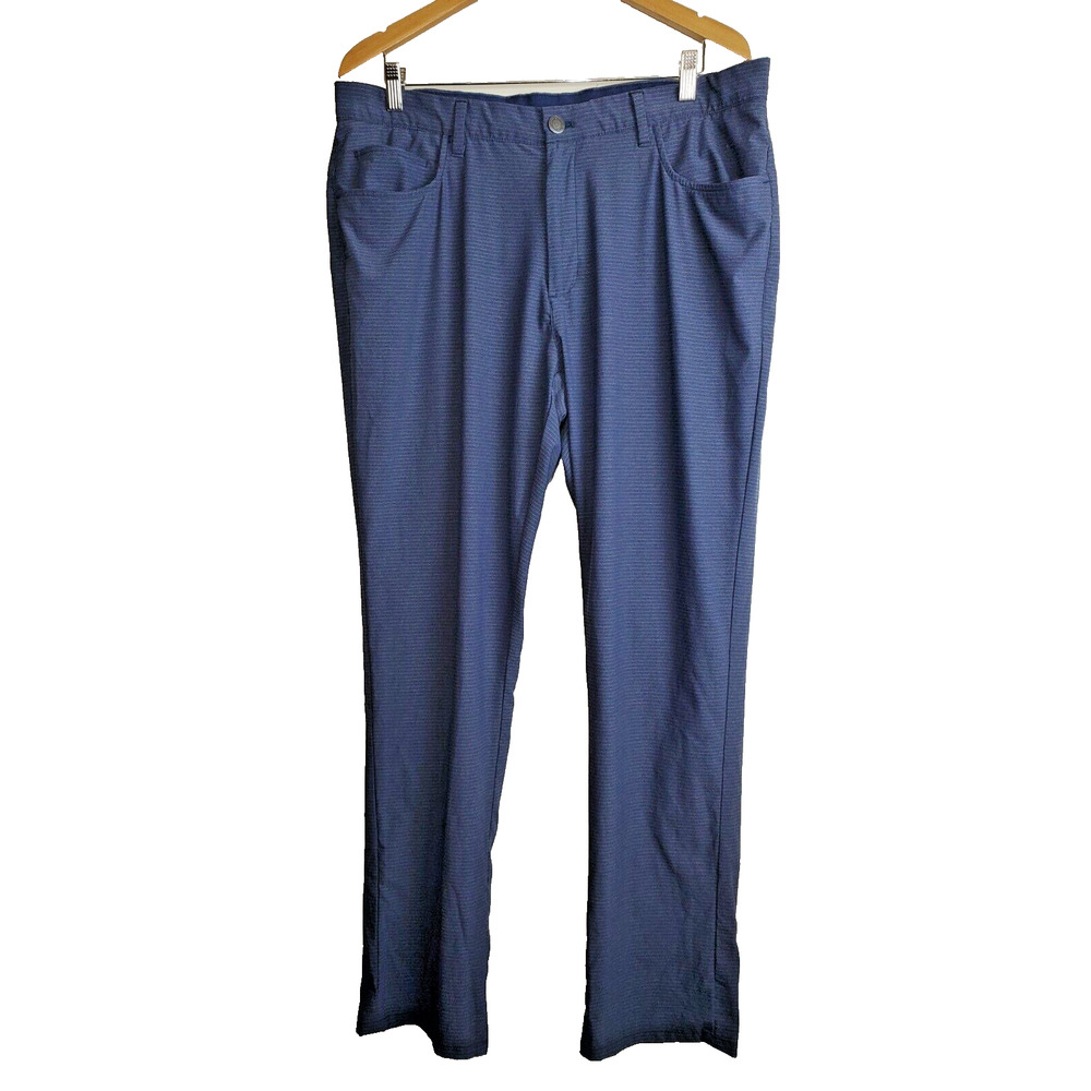 Hickey Freeman Mens 38 x 32 Performance Pants Athletic Straight Leg Golf